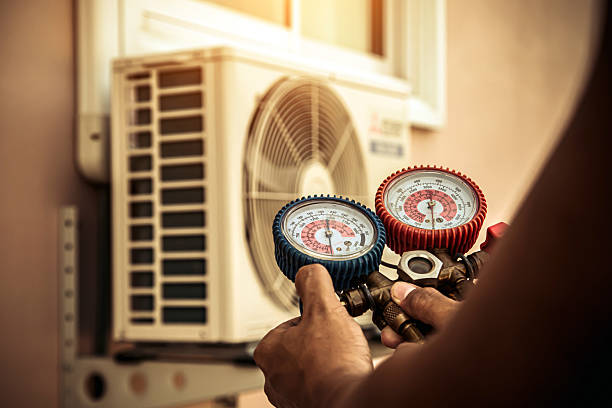 Professional Hvac technician working in West Branch, MI